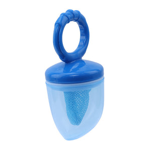 Newborn Safety Feeding Nipple Mesh Bag Protable Baby Pacifier Fresh Food Nibbler Feeder Infant Chew Fruits Vegetables Soother